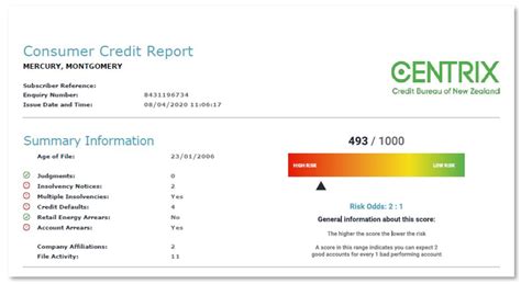 Consumer Credit Report Definition